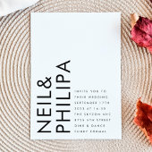 Ultra-Modern Budget kühne NAMES Simple Wedding