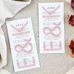 Ultra Modern Burgundy Maroon Simple Monogram Menükarte<br><div class="desc">schlankes Menü,  um der Sammlung zu entsprechen *Wenn Sie mehr Papieroptionen wünschen,  kann dieses Design in ein schlankes Programm übertragen *oder für weitere Hilfe kontaktieren Sie mich</div>