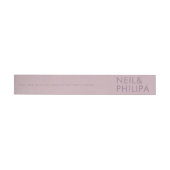 Ultra Modern Mauve Lila Lilac NAMES Wedding (Person)