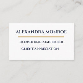 Ultra-Modern Real Estate Client Appreciation  Treuekarte