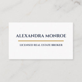Ultra-Modern Real Estate Horizontal Business Card Visitenkarte