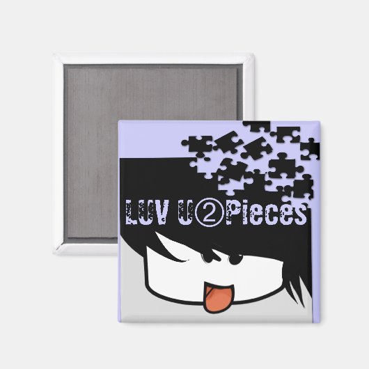 Ultra Niedlich Anime Boy Magnet (Vorderseite/Rückseite)