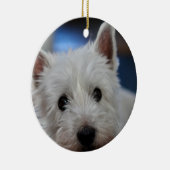 Ultra-Niedliche Pestizid-Westie-Terrier Keramik Ornament (Rechts)