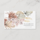 Ultra Premium Pampas Interior Designer Eggshell Visitenkarte (Vorderseite)