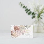 Ultra Premium Pampas Interior Designer Eggshell Visitenkarte (Stehend Vorderseite)