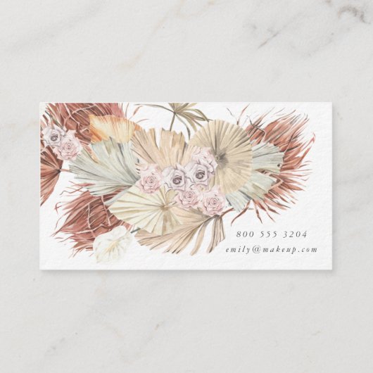 Ultra Premium Pampas Interior Designer Eggshell Visitenkarte (Rückseite)