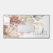 Ultra Premium Pampes Innenarchitekten Großer Desig Schreibtischunterlage (Tastatur & Maus)