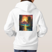 Ultra Realistic Polynesian Fantasy Painting Hoodie (Rückseite)