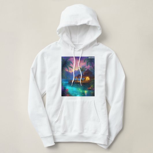 Ultra Realistic Polynesian Fantasy Painting Hoodie (Design vorne)