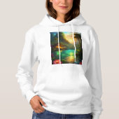 Ultra Realistic Tropical Fantasy Art Hoodie (Vorderseite)