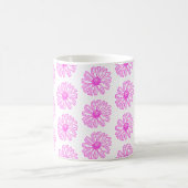 Ultra rosa Daisy Blume Print, Hippie Floral Kaffeetasse (Mittel)