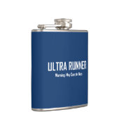 Ultra Runner, Warnung kann Nuts enthalten Flachmann (Rechts)