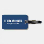 Ultra Runner, Warnung kann Nuts enthalten Gepäckanhänger (Rückseite horizontal)