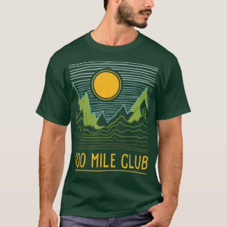 Ultra Running Marathon Runner 100 Mile Club T-Shirt