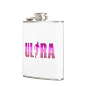 Ultra Running Rosa Lila Regenbogen Flachmann (Links)