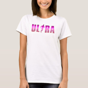 Ultra Running Rosa Lila Regenbogen T-Shirt
