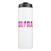 Ultra Running Rosa Lila Regenbogen Thermosbecher (Vorderseite)