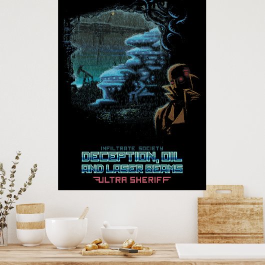 Ultra Sheriff - DOLB Track Poster (Küche)