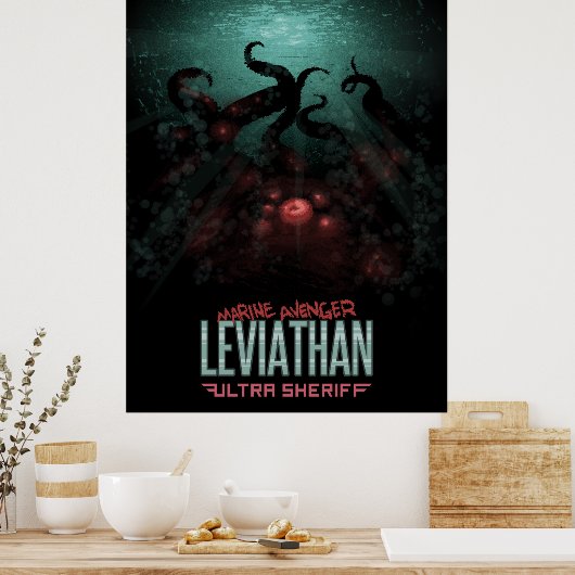 Ultra Sheriff - Leviathan Poster (Küche)