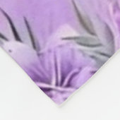 Ultra-Soft Lavender Floral Faith Butterfly Design  Fleecedecke (Ecke)