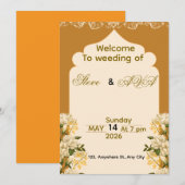 Ultra Soft Wedding Invitation – Minimal & Gentle  Einladung (Vorne/Hinten)