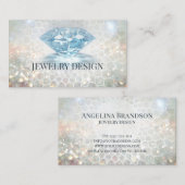 Ultra-Sparkling Diamond Jeweler Jewelier Designer Visitenkarte (Vorne/Hinten)