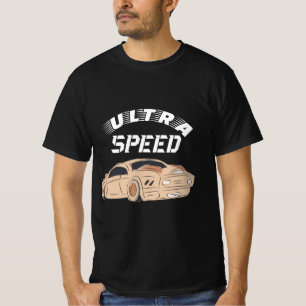 Ultra-Speed-Automobil-Thema T-Shirt