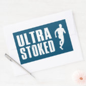 Ultra-Stoked Rechteckiger Aufkleber (Umschlag)