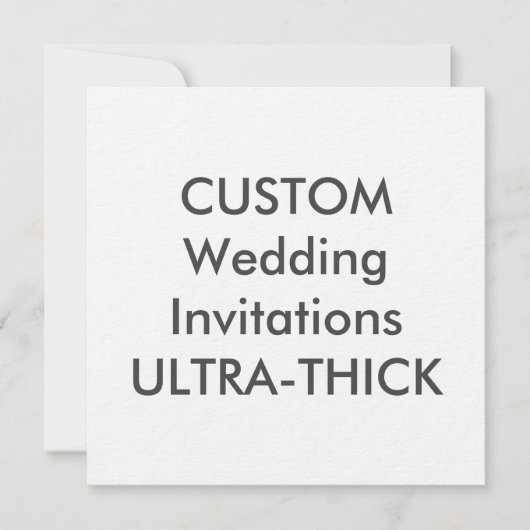 ULTRA-THICK 360lb 5,25" Square Wedding Einladungen (Vorderseite)