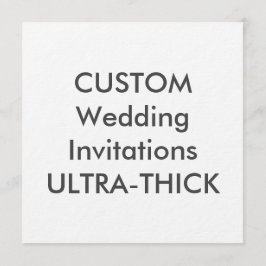 ULTRA-THICK 360lb 5,25" Square Wedding Einladungen