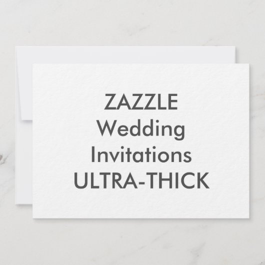 ULTRA-THICK 7" x 5" Einladungen für Hochzeiten (Vorderseite)