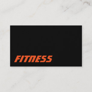 Ultra-Thick Trendy Fitness Sport Business Card Visitenkarte