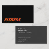 Ultra-Thick Trendy Fitness Sport Business Card Visitenkarte (Vorne/Hinten)