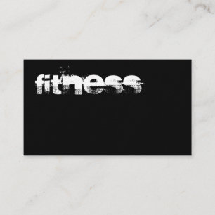 Ultra-Thick Trendy Fitness Sport Business Card Visitenkarte