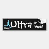 Ultra Trail Marathon Autoaufkleber 50 K (Vorne)
