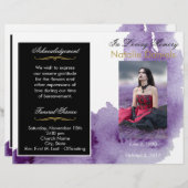 Ultra-Violet-Beerdigung (Vorne/Hinten)