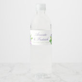 Ultra-Violet-Blumenzehen Wasserflaschenetikett (Vorderseite)