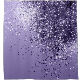 ULTRA VIOLET Glitzer Traum Nr. 1 Duschvorhang (Vorderseite)
