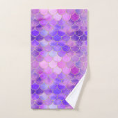 Ultra Violet & Gold Mermaid Scanner Badhandtuch Set (Handtuch)