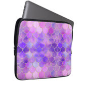Ultra Violet & Gold Mermaid Scanner Laptopschutzhülle (Vorne Rechts)