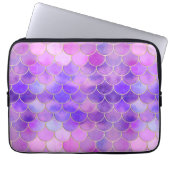 Ultra Violet & Gold Mermaid Scanner Laptopschutzhülle (Vorderseite)