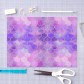 Ultra Violet & Gold Mermaid Scanner Seidenpapier (Handwerk)