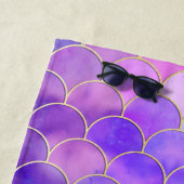 Ultra Violet & Gold Mermaid Scanner Strandtuch (Beispiel)