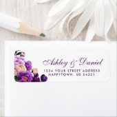 Ultra-Violet-Hochzeit mit Lila Blumenwasser, PS (Insitu)