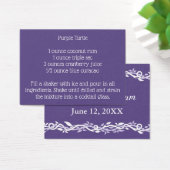 Ultra-Violet-Hochzeitsignatur Trinkrezeptur (Schreibtisch)