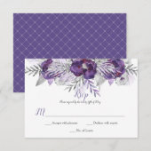 Ultra Violet Lavendel Grau Rose UAWG RSVP Karte (Vorne/Hinten)