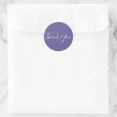Ultra Violet Lila 2018 Color Chic Glam Gefallen Runder Aufkleber (Tasche)