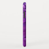 Ultra-Violet Lila Alkoholtinte Textur Monogramm Case-Mate iPhone Hülle (Hinten/Rechts)