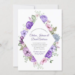 Ultra-Violet Lila-rosa Grüne Blumenzwiebeln Ankündigung