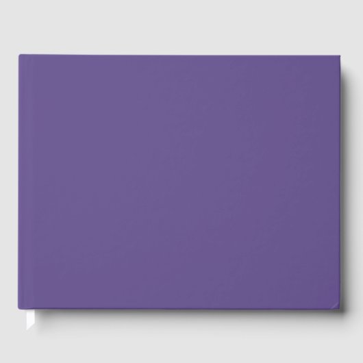 Ultra-Violet-Lila-Solid-Farbe Gästebuch (Vorderseite)